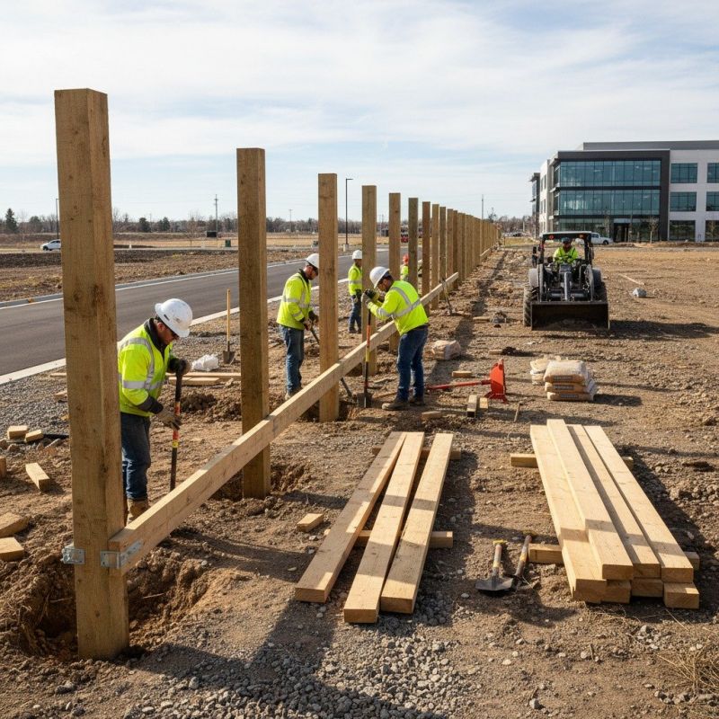 Iron Fence Construction detail